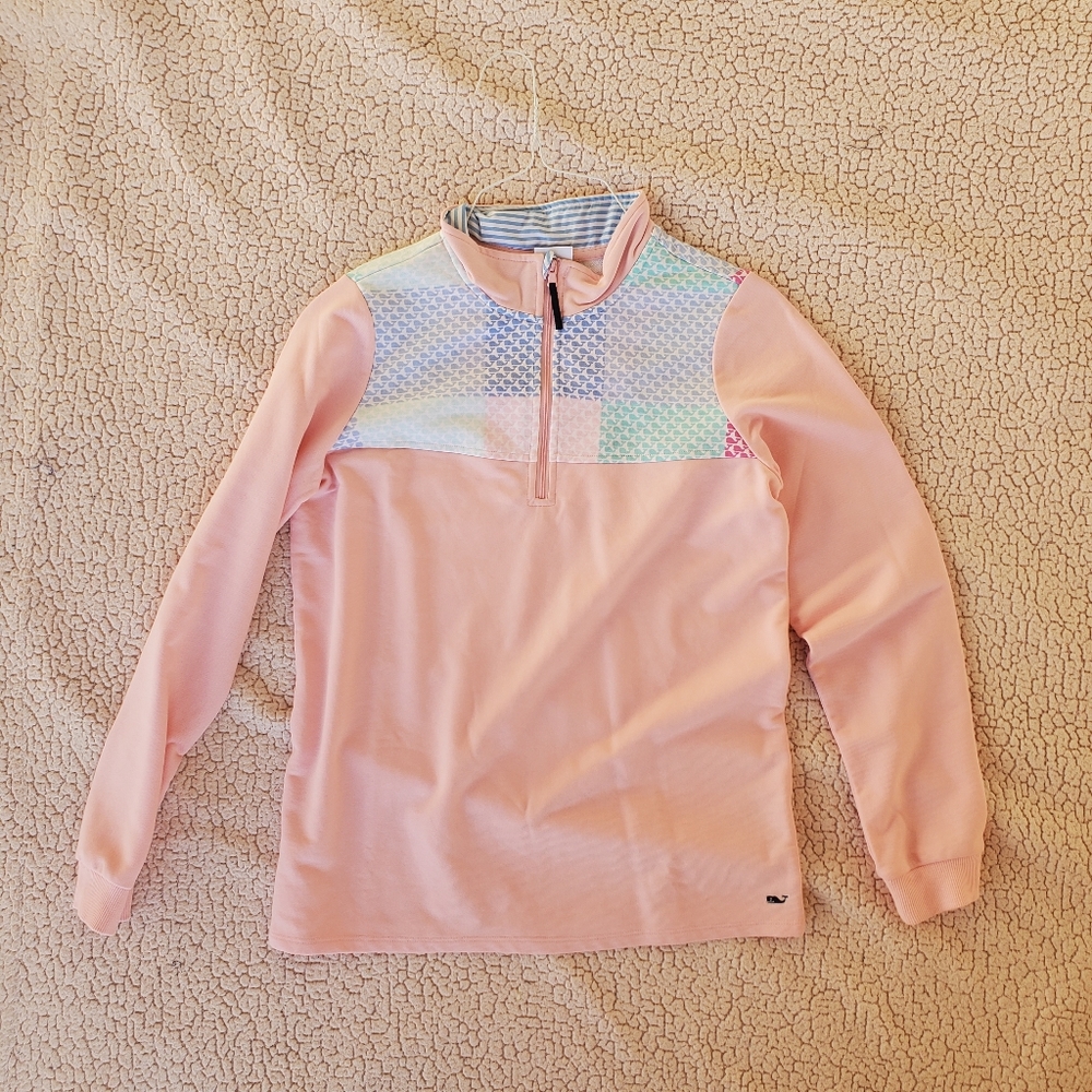 Vineyard Vines for Target Girls XL (14-16) pink pullover, used